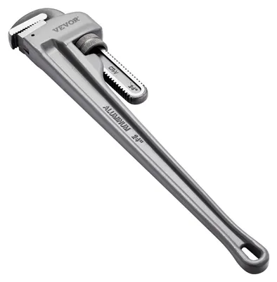 Zdjęcie produktu dla Klucz do rur VEVOR, 24-calowy prosty aluminiowy klucz do rur, regulowany klucz hydrauliczny, z wytrzymałą szczęką i ergonomicznym uchwytem, łatwy do przenoszenia, z możliwością zawieszenia, do rur wodociągowych