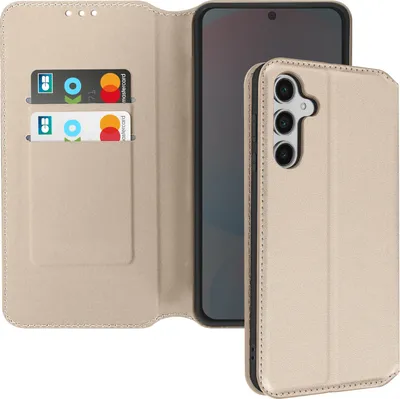Produktbild von Avizar, Classic Edition Kunstlederetui Samsung Galaxy S24 FE, Gold