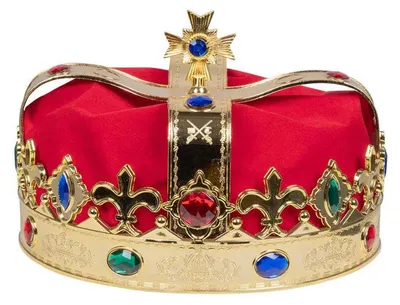Produktbild von Kinderkrone Königskrone Kinderkönigskrone - Royal King - Für Kinder - Für Verkleidung und Feste