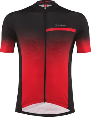 Productafbeelding van Loeffler fietsshirt met korte mouwen, model M Bike Jersey FZ Coogan, kleur: rood