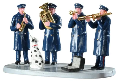 Productafbeelding van Kerstfiguur Firehouse band LEMAX