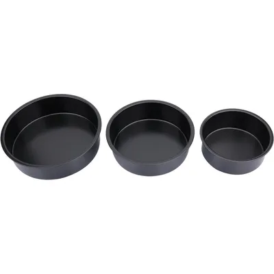 Produktbild von Runde Kuchenform aus Kohlenstoffstahl Antihaftbeschichtung 19,5 cm Durchmesser, 4,8 cm Höhe, ofenfest