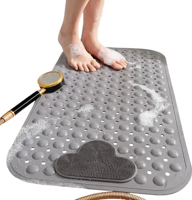 Obrázek produktu pro Protiskluzová sprchová rohož s přísavkami, odolná proti plísním, 70 x 40 cm