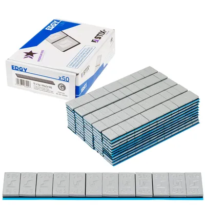 Obrázok produktu pre 100 pásikov STIX lepiacich závaží 60 g (12 x 5 g), oceľ, pozinkované s plastovým povlakom