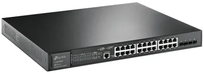Obrázok produktu pre TP-Link Omada SG3428XMP Sieťový prepínač spravovaný L2+ Gigabit Ethernet (10/100/1000) napájanie cez Ethernet (PoE) 1U Black