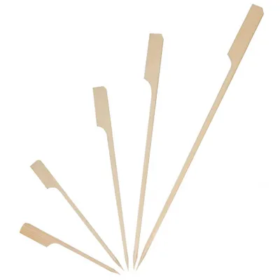 Immagine prodotto di 40x NATUREStar 38985Fingerfood-Spieße Flag natur 250 mm Bambus