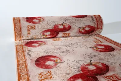 Produktbild von Airlaid Tischläufer Malus, 40 cm x 24 m , 1 Stück - Mank