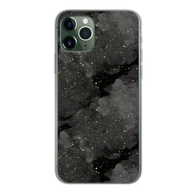 Produktbild von MuchoWow® Handyhülle Schutzhülle Hülle für iPhone 11 Pro Marmor - Glitter - Gold - Schwarz - Muster Silikon Softcase Handy Hülle - Handy