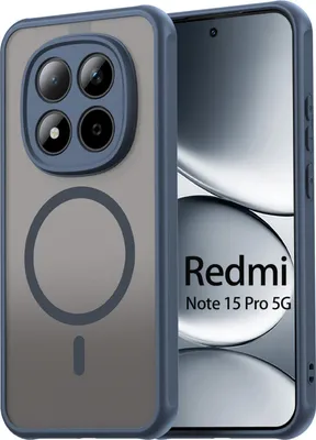 Produktbild von betterfon Matt Case für Xiaomi Redmi Note 15 Pro 5G, Handyhülle, Schutzhülle, Kratzfest, Matt- Blau