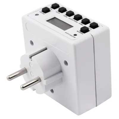 Obrázek produktu pro Digitální časovač McPower ''AZ-53'' 2-pack, 10 programů, 12/24h cyklus