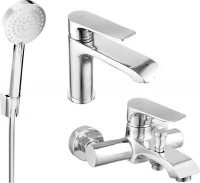 Produktbild von Mexen Pecos R75 Badewannenset, Chrom - 72703R75-00