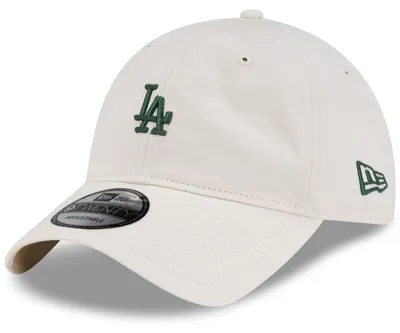 Imagen del producto de Gorra New Era 9Twenty con logo MINI de los Los Angeles Dodgers, color beige