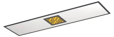 Image de Eglo 900573 BORDONARA LED plafonnier 35W 1195x295mm noir blanc télécommande RGB couleur de lumière réglable dimmable