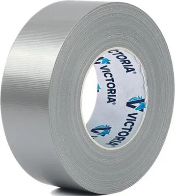 Obrázek produktu pro Lepicí páska, stříbrná, 48 mm x 50 m, textilní, super pevná, VICTORIA FACILITY
