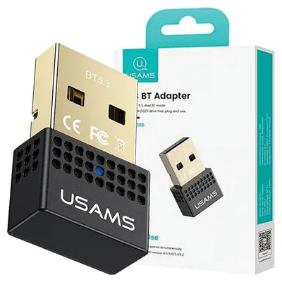 Obrázek produktu pro Usams Bluetooth Usb Adaptér Černo/Černý Zb285Spq01 (Us-Zb285)