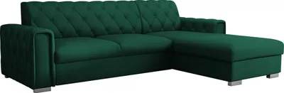 Produktbild von MIRJAN24 Ecksofa Roma mit Bettkasten und Schlaffunktion, Einstellbare Kopfstützen, L-Form (Farbe: Kronos 19, Seite: Rechts)