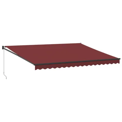 Produktbild von Markise Manuell Weinrot 450x300 cm