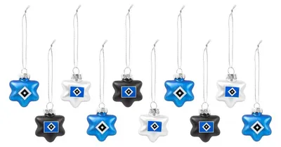 Produktbild von HSV Christbaumkugeln 10er Set "Stern"