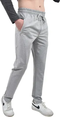 Produktbild von Jogginshose Sportshose Freizeithose Royyen 3119 Herren Taschen mit Reißverschluss – SILBER / L