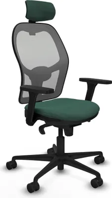 Immagine prodotto di Sedia da ufficio con poggiatesta Jorquera Piqueras y Crespo 3D036N2 verde