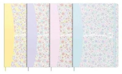 Obrázok produktu pre Zošit A5/80 listov, linkovaný, vzor Floral mix, OXFORD