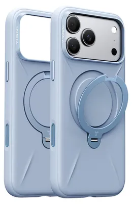 Productafbeelding van MagSafe hoesje voor Apple iPhone 18 Pro / 17 Pro, merk Torras, model QPRO, siliconen, blauw