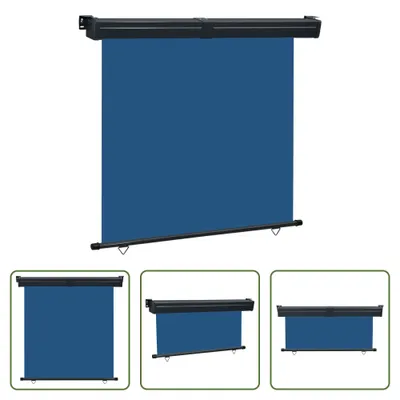 Productafbeelding van The Living Store Balkonzonwering, zijwandmodel, 175x250 cm, blauw