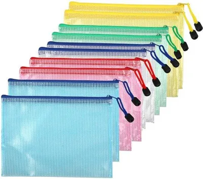 Immagine prodotto di Raccoglitori in PVC formato A5, confezione da 10, impermeabili, disponibili in vari colori