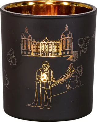 Produktbild von Teelichthalter Teelichthalter "Drei Haselnüsse für Aschenbrödel®" aus Glas BxH 9x8cm NEU