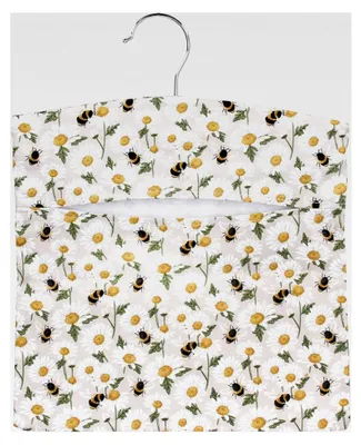 Produktbild von Wäscheklammerbeutel, Design: Hummel und Gänseblümchen, Blau