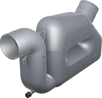 Image de Vetus Lp75 Coude de système d'échappement Argent Argent One Size
