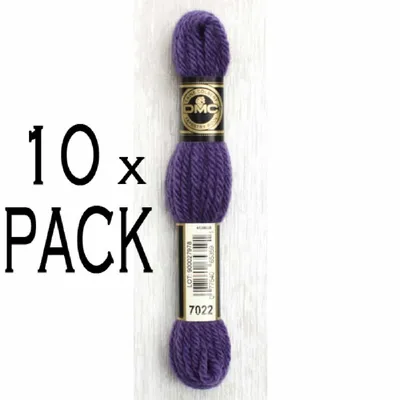 Produktbild von 10 Knäuel DMC Laine Colbert-Garn, 8 Meter, Farbe 486-7022