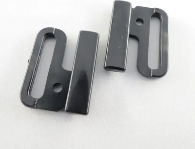 Produktbild von BH Bikini Verschluss Metall Kunststoff Plaste Bikiniverschluss 14 / 20 mm / Material / Farbe=Kunststoff weiß | Größe=20 mm