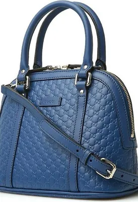 Produktbild von Gucci Handtasche Microguccissima Blau