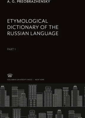 Produktbild von Etymological Dictionary of the Russian Language