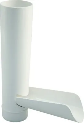 Produktbild von Marley Wasserablaufklappe Kunststoff Verkehrsweiß RAL 9016 NW 53 mm