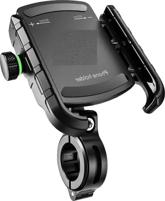 Image de Support de téléphone pour vélo anti-vibrations, pivotant à 360 degrés, réglable, support pour téléphone portable, 89 cm
