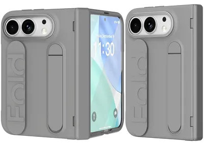 Obrázek produktu pro Pouzdro s popruhem na Apple iPhone Duo vestavěnou ochranou displeje, stojánkem a ochrana pantu Šedá