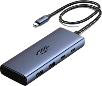 Zdjęcie produktu dla Hub Usb-C Ugreen Cm498 7-Portowy Pd 100W