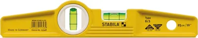 Productafbeelding van Stabila waterpas 81S, geel, 25 cm - 2501