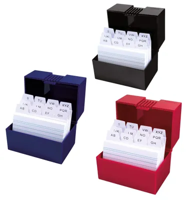 Immagine prodotto di schedario herlitz - DIN A8 - riempito - colori assortiti
