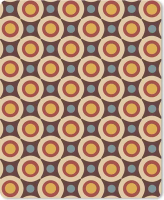 Produktbild von MuchoWow® Mauspad Mousepad Retro - Vintage - Design - Kreis 30x40 cm - Mousepads - Maus Mat - Pad - Mausunterlage - Mausmatten
