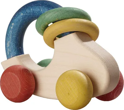 Produktbild von nic Holzauto  Spielzeug mehrfarbig nachhaltig
