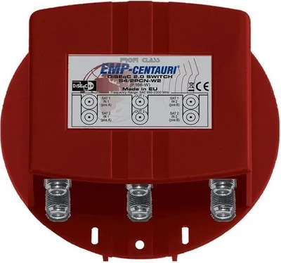 Obrázek produktu pro EMP Centauri Profi-Line S4/2PCN-W2 (P.166-W) DiSEqC 2.0 přepínač 4 vstupy/2 výstupy