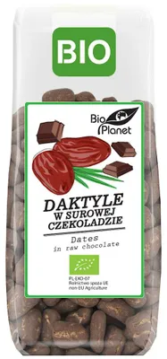 DAKTYLE W SUROWEJ CZEKOLADZIE BIO 100 g - BIO PLANET