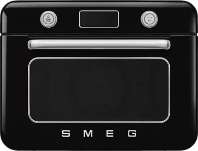 Produktbild von Smeg COF01BLEU Mini-Backofen Vintage, schwarz