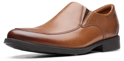 Zdjęcie produktu dla Clarks, męskie klapki Whiddon Step, skóra w ciemnobrązowym kolorze, rozmiar 44 EU