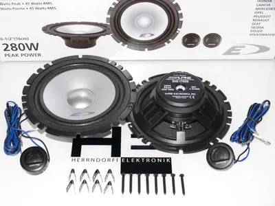 Produktbild von Alpine Lautsprecher Set passend für Opel Astra J 2009-15 Türen vorne