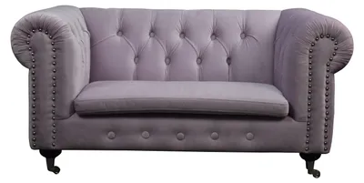 Produktbild von Chesterfield 2 Sitzers Klassische Luxus Barock Rokoko Sofa Leder Couch
