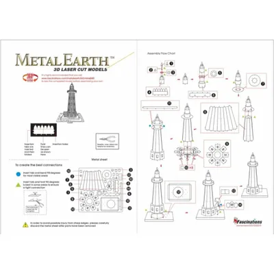 Productafbeelding van Metal Earth Vuurtoren, Bouwpakket, Metaal